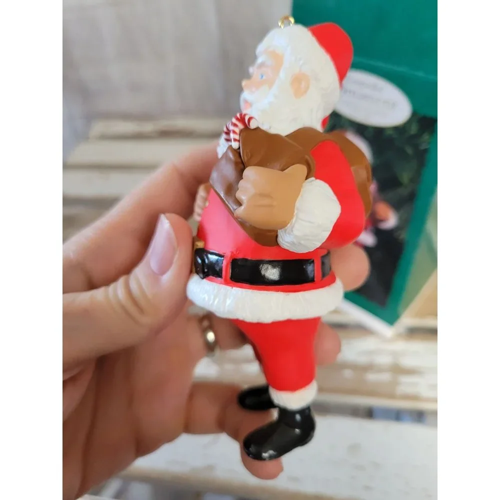 Hallmark Santa‎ 1996 Rudolph ornament Xmas holiday tree